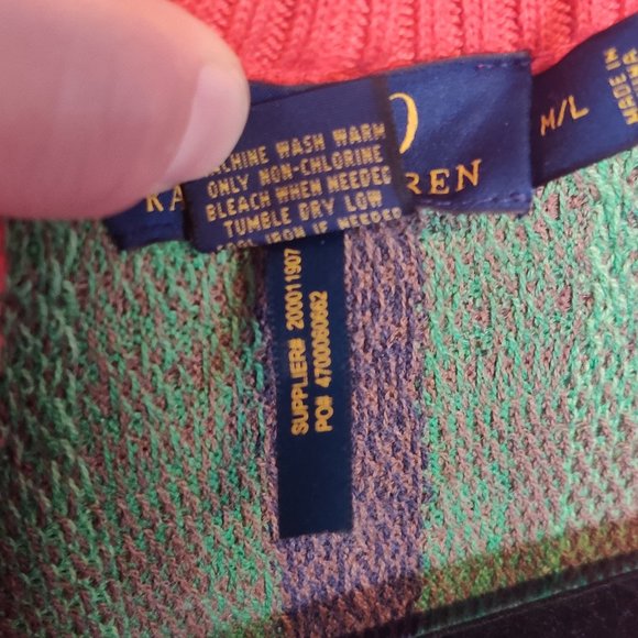 Polo Ralph Lauren Sweater M/L like new - Picture 4 of 4